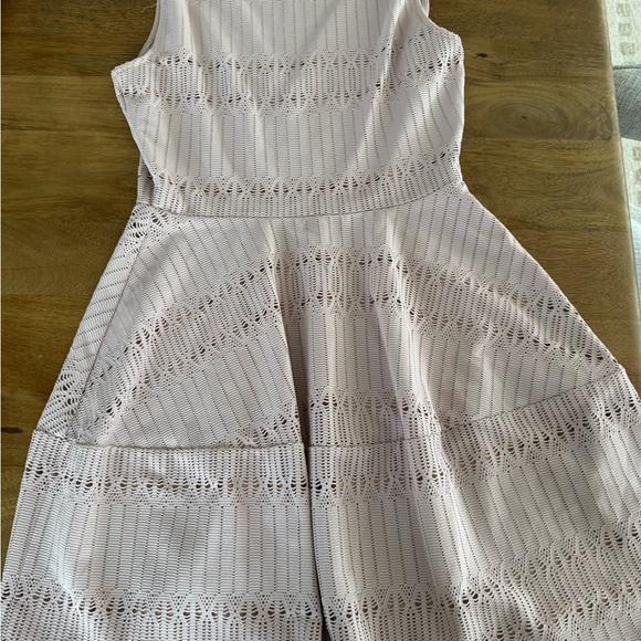BCBGMaxAzria Blush Lace Detail Dress size M - Picture 4 of 4